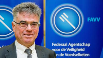 Herman Diricks souligne que l’Afsca offre un soutien concret au secteur agricole en cas de crise.