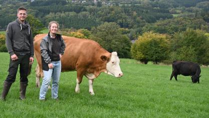 Caroline Battheu-Noirfalise, chercheuse au Centre wallon de recherches agronomiques, et Harry Raven collaboreront jusqu’à la fin du projet, en 2028.