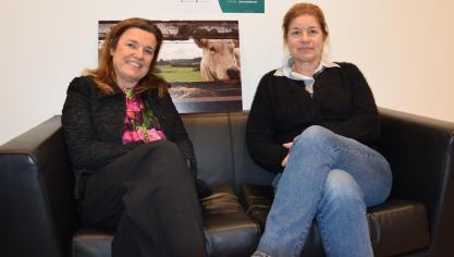 Fedagrim est dirigée par un duo féminin : Gracienne Geenens (à droite) et Isabelle Huyghe (à gauche).