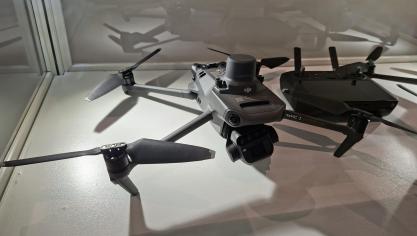 La gamme CultiWise intègre également des drones, qui ont été présentésdurant Agribex.