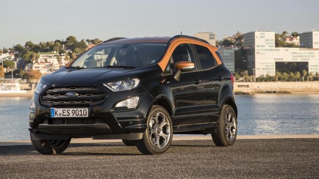 Le nouvel EcoSport se distingue par sa face avant entièrement redessinée et par la possibilité d’opter pour une peinture contrastante sur le toit et les montants.