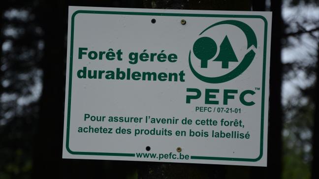 Le label PEFC garantit que les forêts sont gérées conformément à des critères stricts.