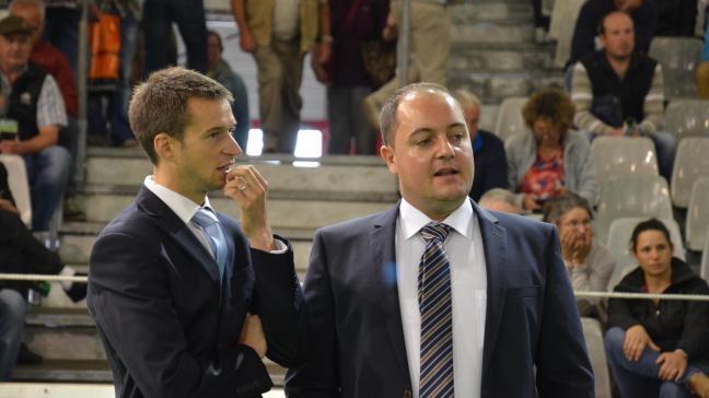 Jonas Pussemier, à gauche, et Bruno Toussaint, à droite, ont fait montre d’une belle  complicité et de professionnalisme pour juger le Challenge France.
