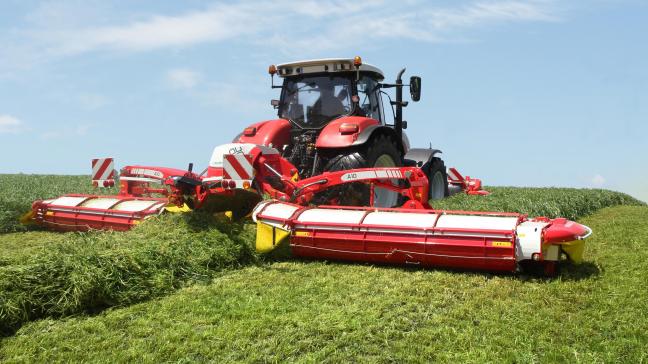 Le système Cross Flow est notamment disponible sur le combiné de fauche Novacat A10.