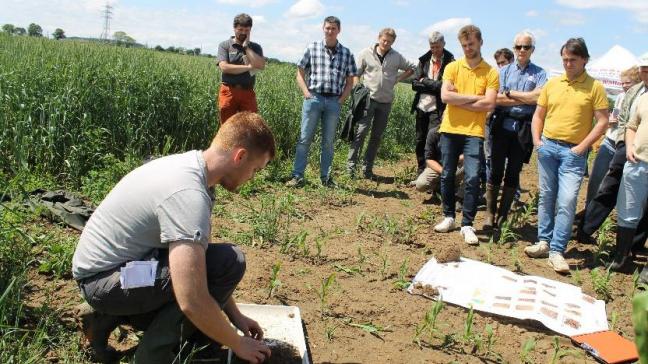 Présentation du Drop Test par Vincent Tomis (Agrotransfert).