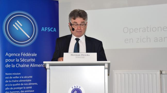 Herman Dierickx, l’administrateur délégué de l’Afsca, a salué les bons scores  du secteur primaire malgré une année 2020 compliquée