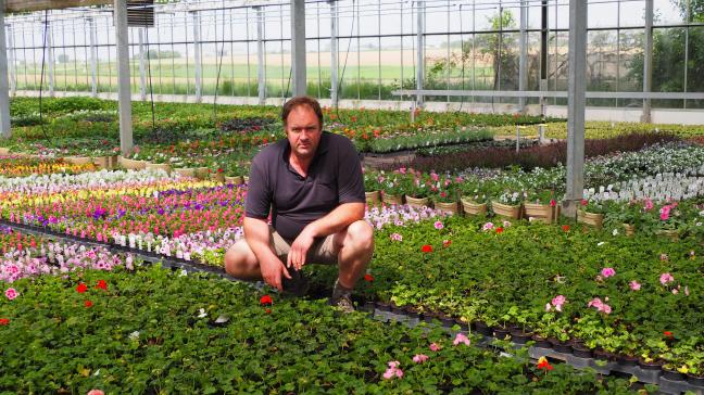 Cédric Lecocq, les fleurs, c’est sa vie et une passion qui l’habite depuis toujours.