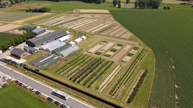 Le terrain de la ferme expérimentale comprend 13 ha et des essais dans plus de 40 cultures.