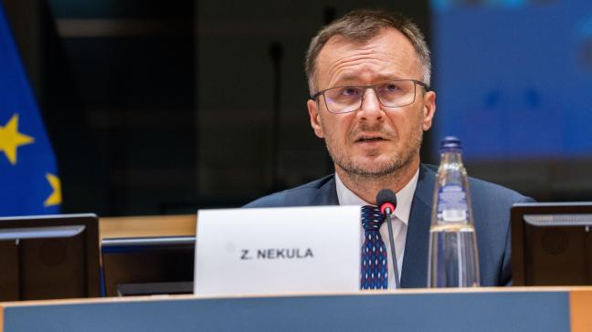 M. Nekula s’est réjoui des efforts effectués pour faciliter le transport terrestre  des céréales ukrainiennes via les couloirs de solidarité.