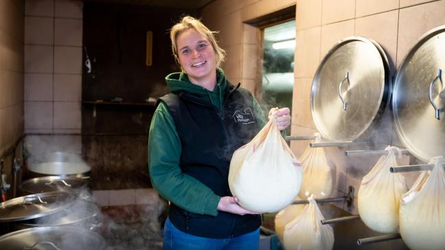 « Pour produire 1 kg de maton, 7 l de lait sont nécessaires », détaille Lynn.