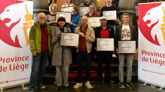 Les 8 lauréats ont reçu un prix de 5.000 € pour soutenir et encourager  le développement  de leur action.