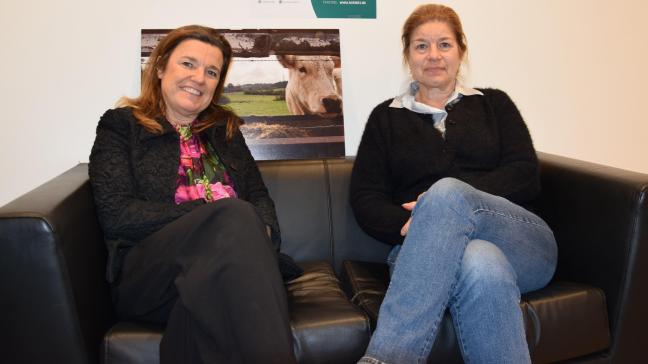 Fedagrim est dirigée par un duo féminin : Gracienne Geenens (à droite) et Isabelle Huyghe (à gauche).
