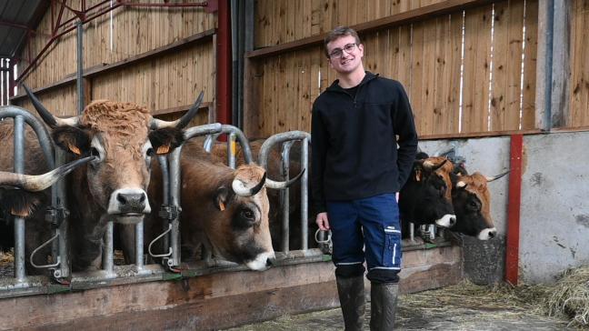 Gilles Herbecq a suivi son père dans sa passion. Aujourd’hui, l’exploitation compte une cinquantaine de bêtes.