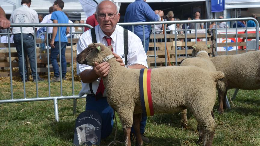 Championne des agnelles Vendéen, à Pierre Ghislain, Nodebais.