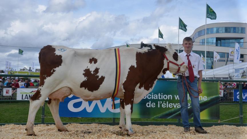 2812 (Vigor x Noe des Crutins), meilleure mamelle adulte,  à Luc Meyer, de Beho.