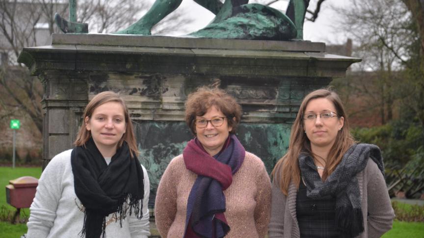 Aurélie Lainé, Marianne Sindic et Viviane Patz (de gauche à droite) forment une partie du pôle hygiénique de Gembloux qui accompagne les  transformateurs dans le cadre des obligations légales.
