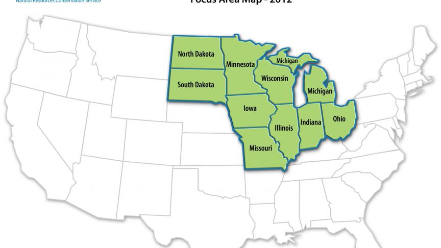 Les Etats du Minnesota et du Dakota du Nord se situent dans le Midwest de l’Amérique du Nord, principale région betteravière du pays, qui correspond aussi à la Red River Valley – vallée du bassin de la Rivière Rouge –.