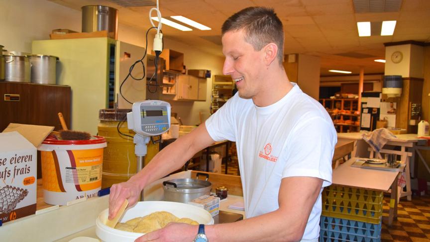 Hervé est fier de l’évolution de sa boulangerie: «Quand les gens reviennent, je suis fier  et j’ai envie de faire encore mieux».