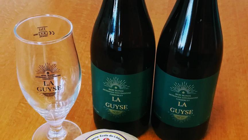 L’asbl Graine d’entrepreneurs a vu naître la toute jeune Brasserie Purleuse et sa Guyse, bière blonde réalisée par les étudiants.