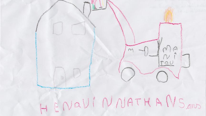 Nathan Henquin de Matagne-la-Grande,  5 ans