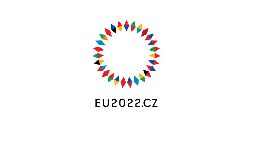 Le logo de la présidence est un symbole graphique contenant un total de 27 éléments qui représentent un nombre égal d