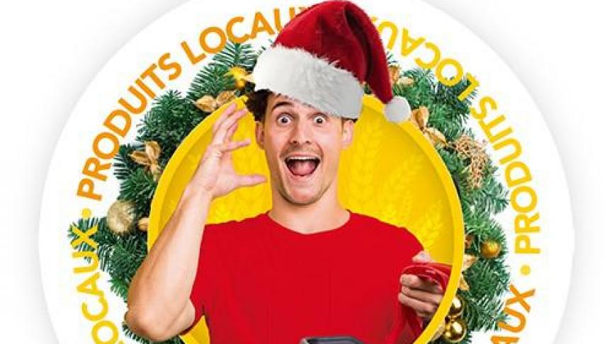 Les « stop rayon » invitent les consommateurs à repérer en un coup d’œil les produits locaux.