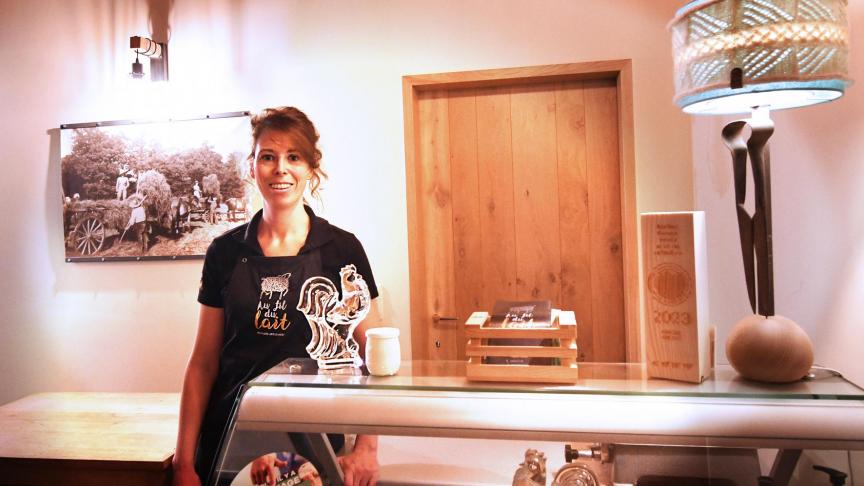 Céline Wagner, yaourt entier au lait de vache.