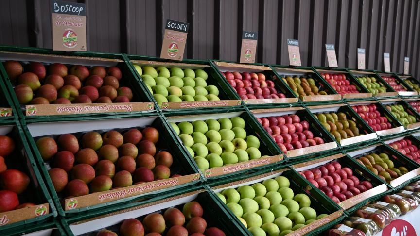 Les produits belges les plus achetés sont les fruits et légumes.