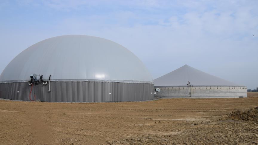 La biométhanisation est destinée à générer  une molécule, le méthane, permettant  de mettre en œuvre des processus industriels.