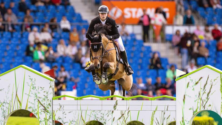 Sous la selle d’Harry Charles, ce cheval n’a cessé de progresser jusqu’à atteindre le plus haut niveau.
