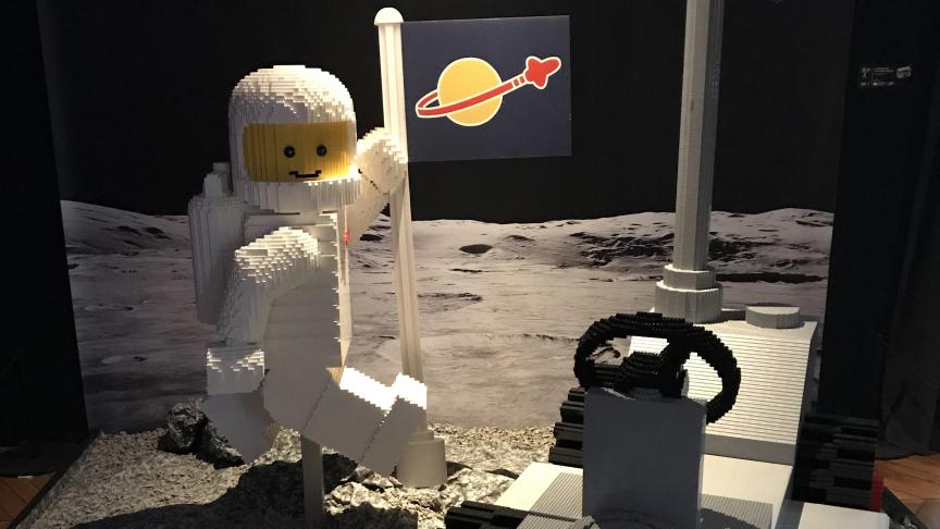 La conquête spatiale, en 250.000briques!