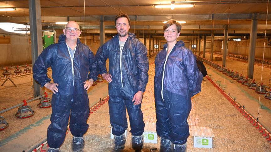La coopérative compte 14 éleveurs activement impliqués dans la filère du poulet de chair.
