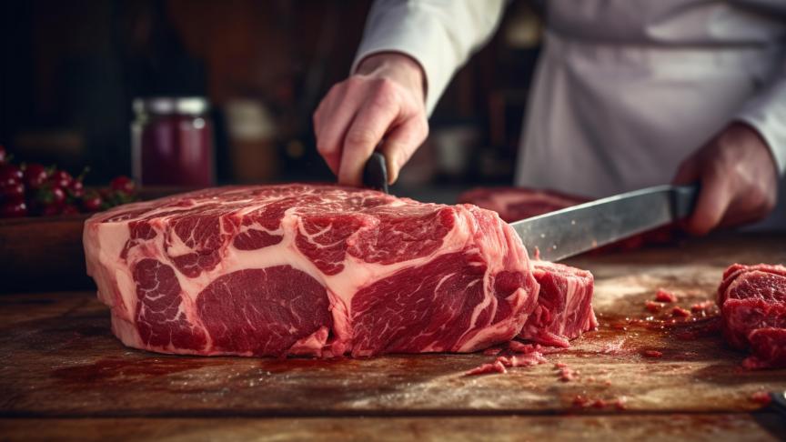 Un steak d'un kilo coûte aujourd'hui en moyenne 22,23€ au supermarché.