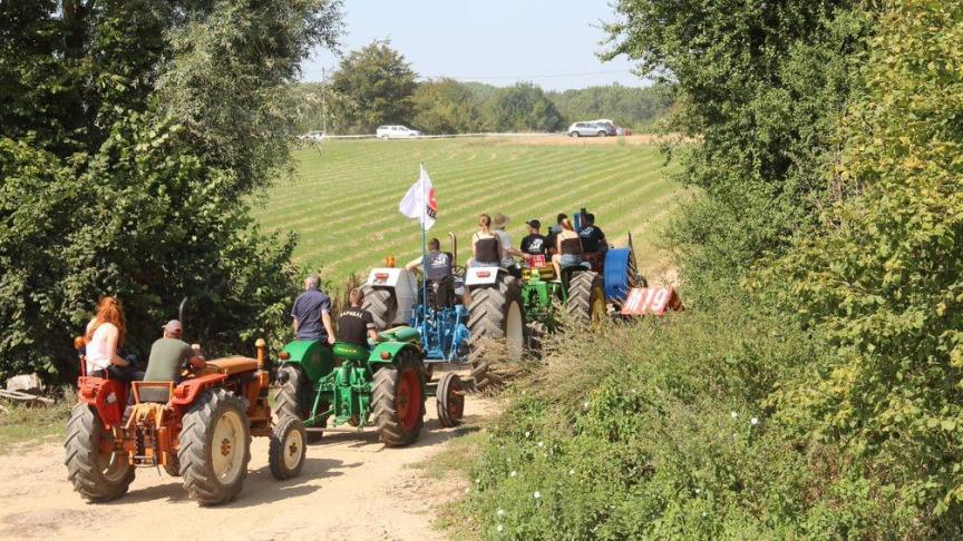 Entre autres activités, une balade en tracteur figure au programme.