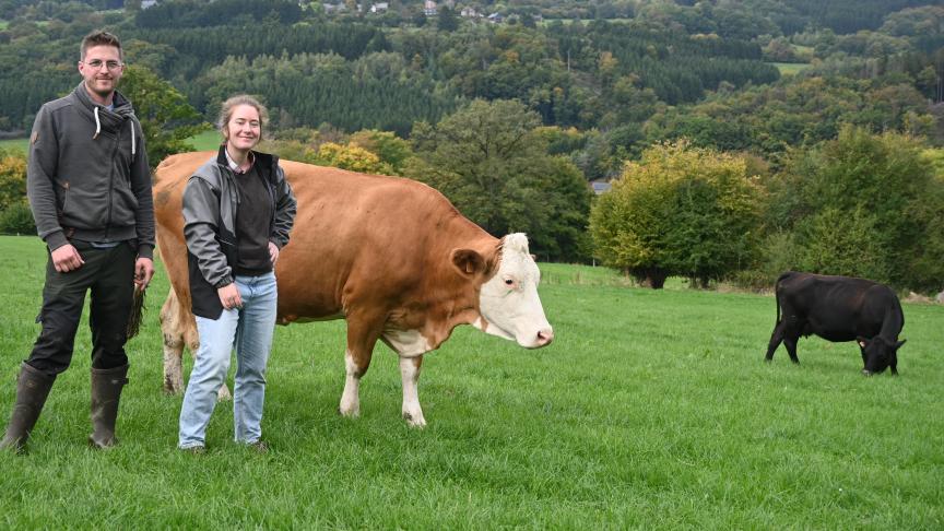Caroline Battheu-Noirfalise, chercheuse au Centre wallon de recherches agronomiques, et Harry Raven collaboreront jusqu’à la fin du projet, en 2028.
