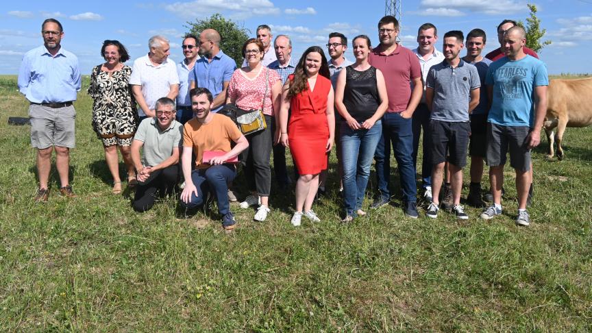 Les éleveurs se sont unispour sauver l’abattoir d’Ath.