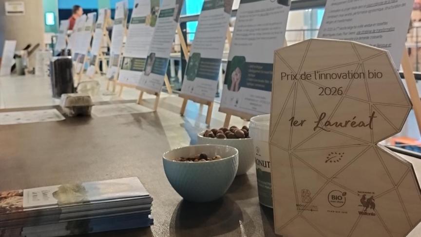 Le prix, inititié par Biowallonie, vise  à montrer combien les filières bio peuvent être innovante, en Wallonie  et à Bruxelles.